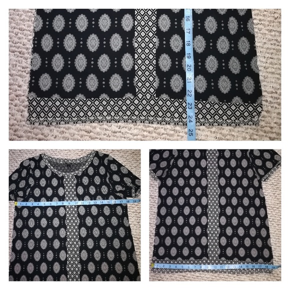 🖤J Crew Mixed Print Boho Bohemian Shirt - Picture 8 of 8